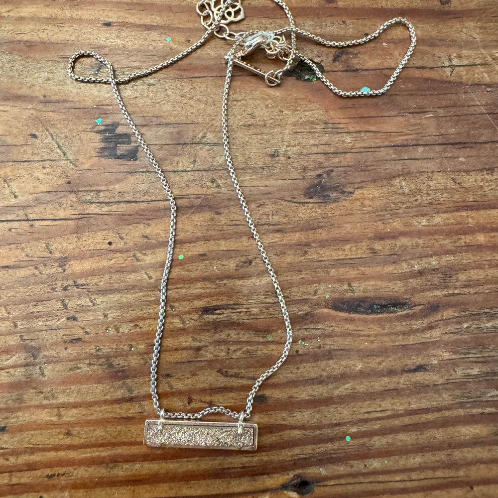 Kendra Scott Gold Bar Necklace